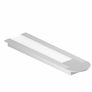 12130_1_ch Geniled profile kit for LED strip mortise 22x6x1000 M16 with plugs and flat diffuser 01