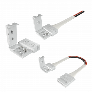 12196 Geniled A set of different connectors for connecting an 8mm wide LED strip (3.5mm between pins)