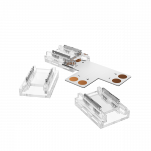 12358-1 Geniled Konnektor prokalyvayushchiy 2pin (7mm) dlya T i L-obraznogo zhestkogo soyedineniya svetodiod. lenty 10mm 3sht