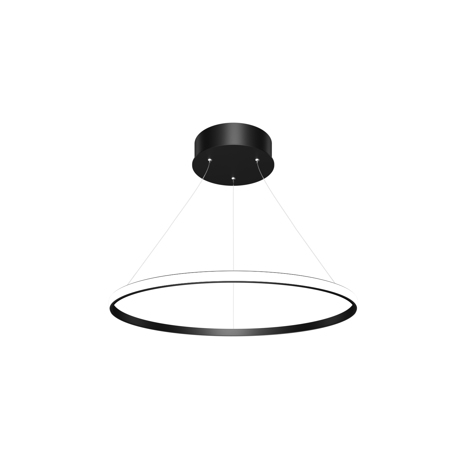 Ring Slim Outlight d500 h18 w6 32Вт 4000К Черный