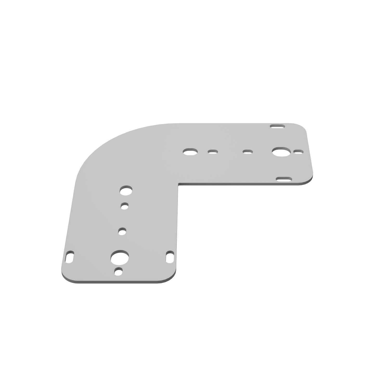 Соединитель позиционный 90° скругленный для светильника Trade Linear 65x60