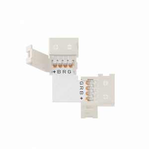 12188 Geniled 10mm RGB LED strip clip connector set with L-shaped connector