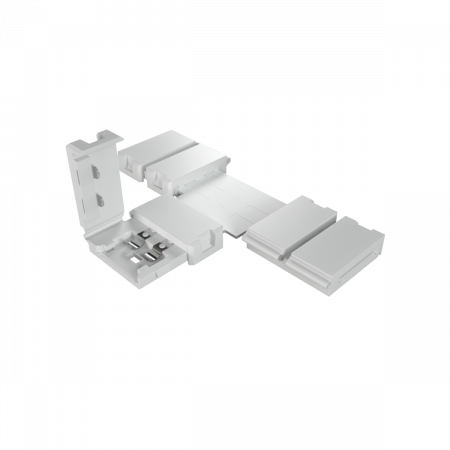 12183-1 Geniled Clip-On Connector Set for 8mm Single Color LED Strip with T-Connector