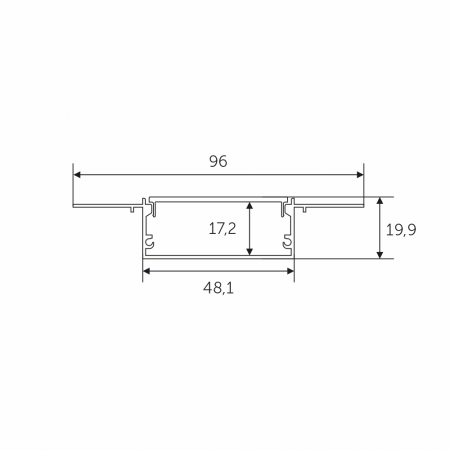 Geniled_Profilset_embedded_under_the_putty_96x20x2000_02