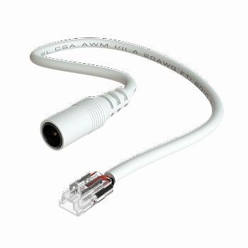 Коннектор прокалывающий 2pin (4мм) с проводом Jack "мама" для подключения светодиодной ленты СОВ 5мм (1шт)