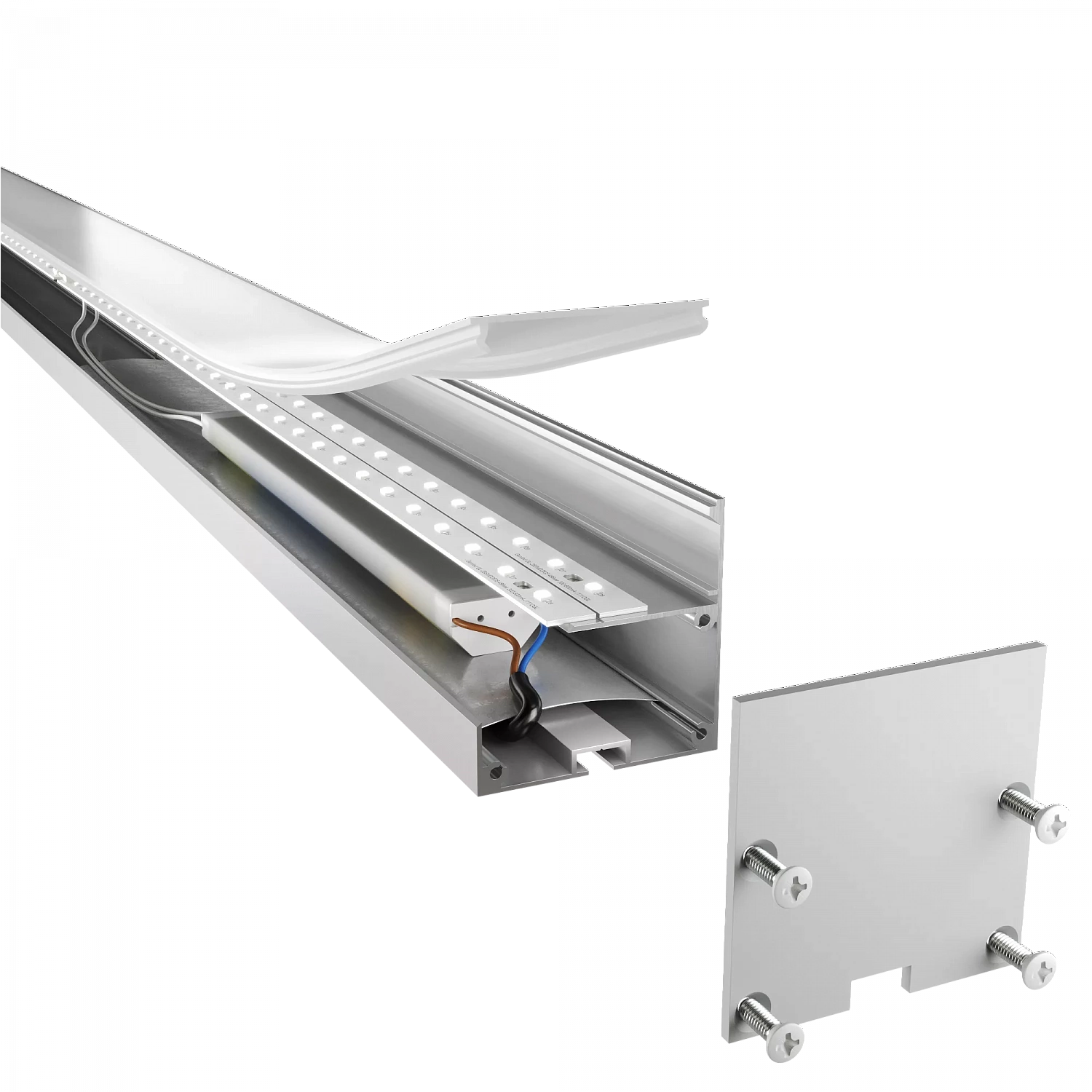 Линейные светильники Line Alum 50x50