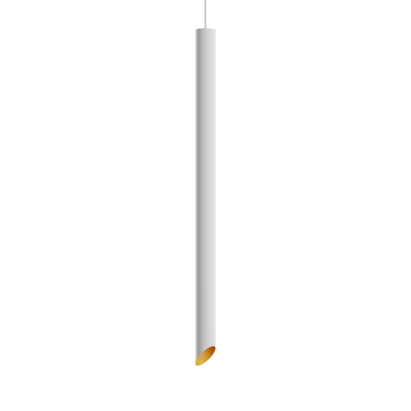 Tube Cut 1000x60 GU10 Белый/Золото