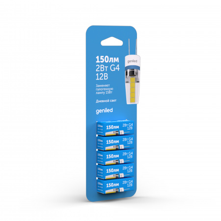 Светодиодная лампа Geniled G4 2Вт 4200К 12В