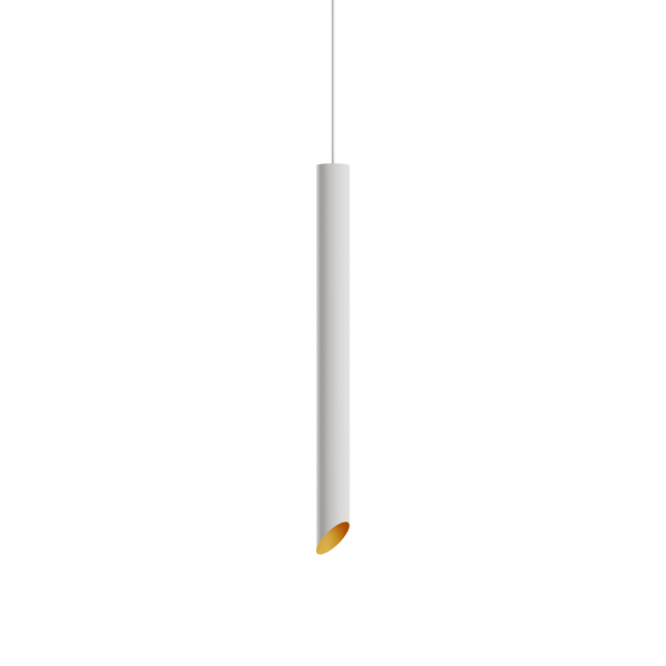 Tube Cut 700x60 GU10 Белый/Золото