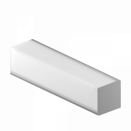 12345_ch Geniled profile set for LED strip corner 16x16x2000 M20 with plugs and L-shaped diffuser 01