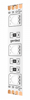 Светодиодная лента Geniled GL-60SMD5050 12В 14,4Вт/м 10x2000 RGB IP33