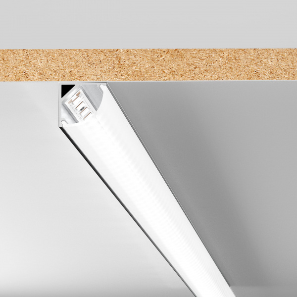 12139_ch Geniled profile kit for LED strip corner 16x16x2000 M20 with plugs and semicircular diffuser 05 12139_ch Geniled profile kit for LED strip corner 16x16x2000 M20 with plugs and semicircular diffuser 05