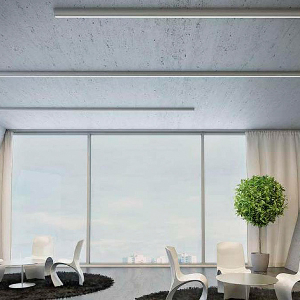 12131_ch Geniled profile kit for overhead LED strip 16x6x2000 M16 with plugs and flat diffuser 06 12131_ch Geniled profile kit for overhead LED strip 16x6x2000 M16 with plugs and flat diffuser 06