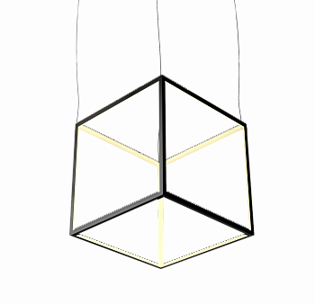 Enigma 600х600х600 86Вт 3000К Черный