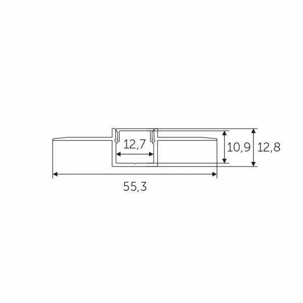 Geniled_Profilset_embedded_under_the_putty_55x13x2000_02