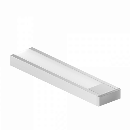 12131_ch Geniled profile kit for overhead LED strip 16x6x2000 M16 with plugs and flat diffuser 01