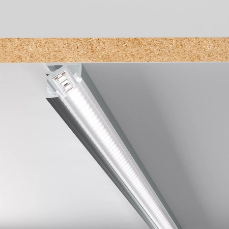 12033 05-2 Profile for LED strip Geniled uglovoy uzkiy 17x17x3000 М16 image