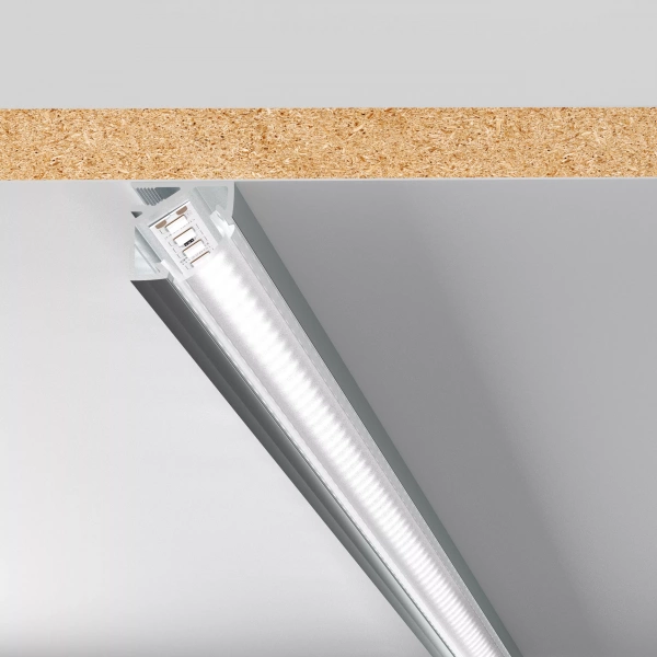 12033 05-2 Profile for LED strip Geniled uglovoy uzkiy 17x17x3000 М16 image