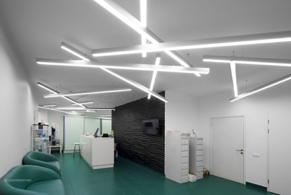 12060-3 Profile for LED strip Geniled overhead + suspended 50x32x2000 М44