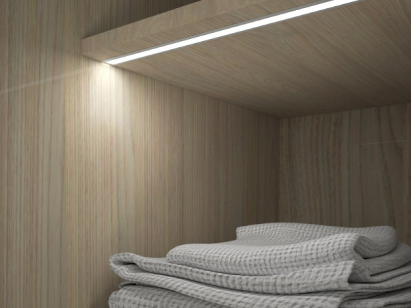 12034 05 Profile for LED strip Geniled mortise thin 22x7x2000 М16 image 1