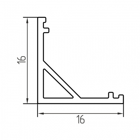12139_1_ch Geniled profile kit for LED strip corner 16x16x1000 M20 with plugs and semicircular diffuser 04 12139_1_ch Geniled profile kit for LED strip corner 16x16x1000 M20 with plugs and semicircular diffuser 04